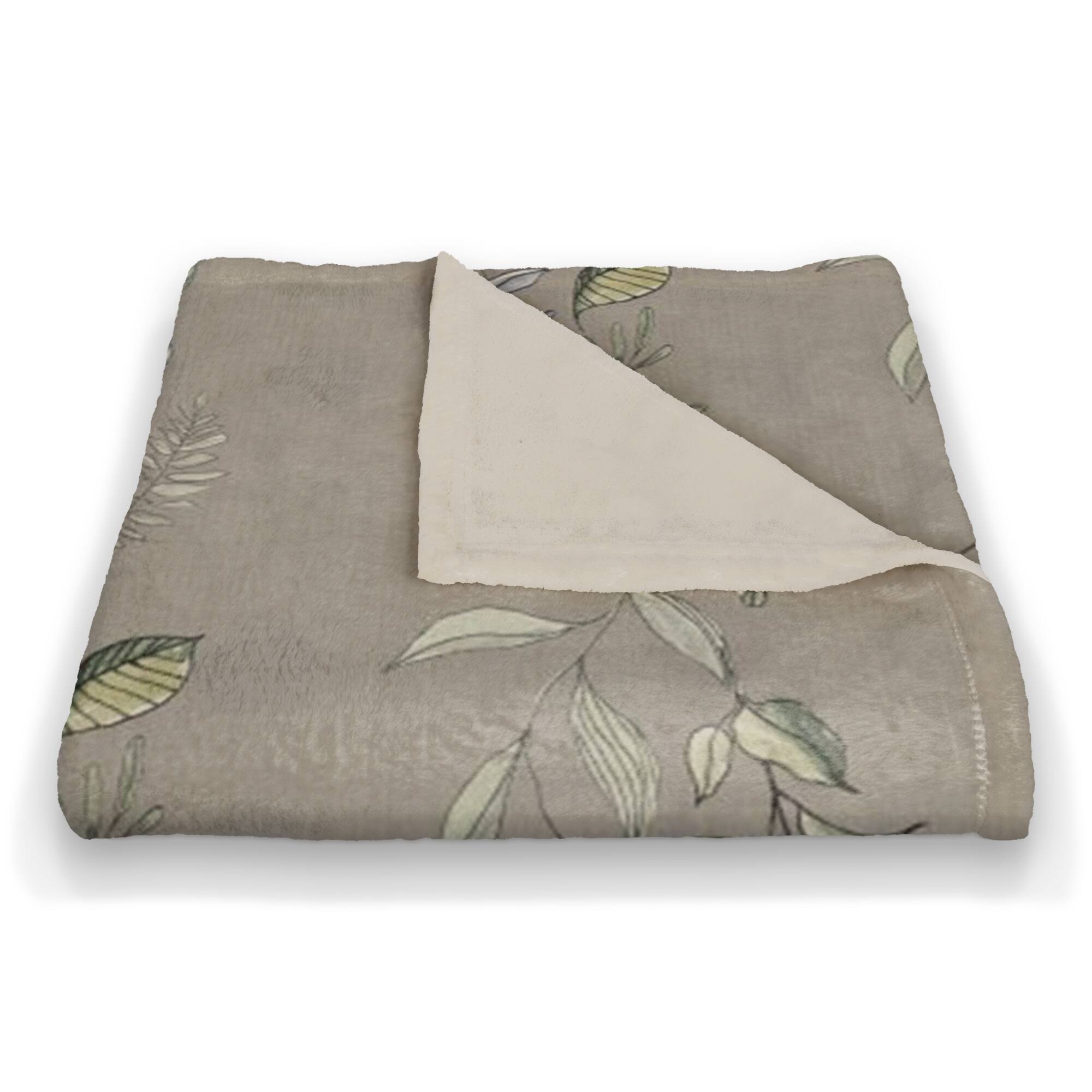 Vines Coral Fleece Blanket